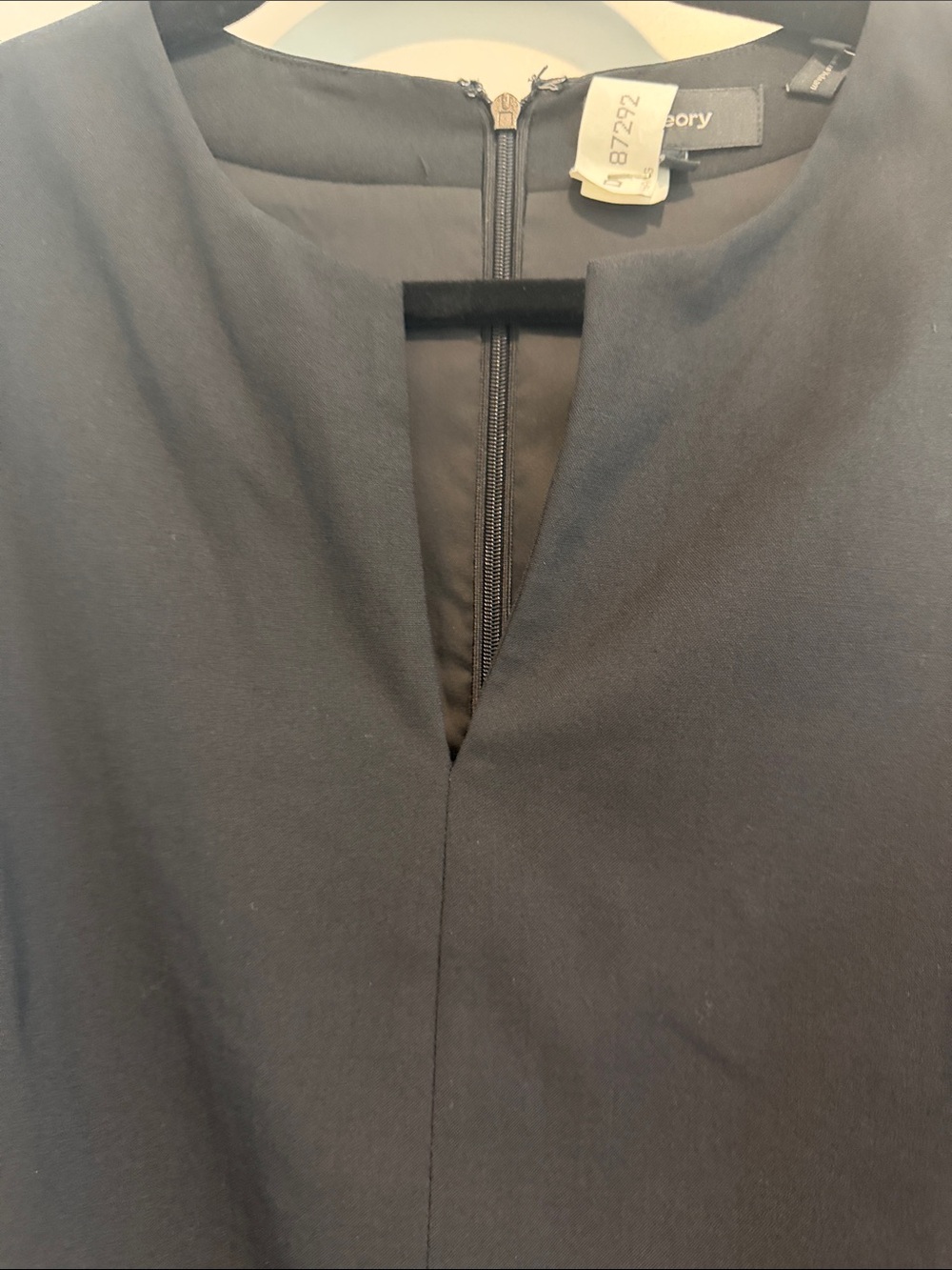 Theory Black Sleeveless Sheath Dress - Picture 3 of 5